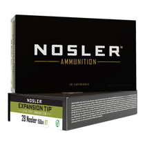 Nosler 40039 E-Tip 28Nosler 150gr E Tip Lead Free 20 Per Box/10 Case
