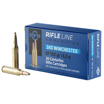 PPU PP2432 Standard Rifle 243Win 100gr Soft Point 20 Per Box/10 Case