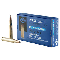 PPU PP2701 Standard Rifle 270Win 130gr Soft Point 20 Per Box/10 Case
