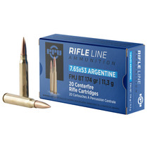 PPU PP7AF Metric Rifle 7.65x53mmArgentine 174gr Full Metal Jacket Boat Tail 20 Per Box/10 Case