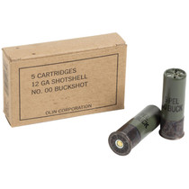 Winchester Ammo Q1544 Military Grade 12Gauge 2.75" 9Pellets 00Buck Shot 5 Per Bx/50 Case