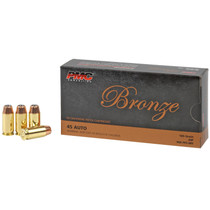 PMC 45B Bronze 45ACP 185gr Jacketed Hollow Point 50 Per Box/20 Case
