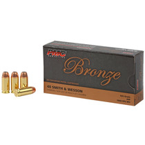 PMC 40B Bronze 40S&W 165gr Jacketed Hollow Point 50 Per Box/20 Case