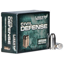 Liberty Ammunition LACD40012 Civil Defense 40S&W 60gr Lead Free Fragmenting Hollow Point 20 Per Box/50 Case