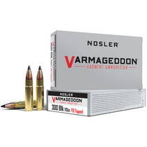 Nosler 40127 Varmageddon 300Blackout 110gr Flat Base Tipped 20 Per Box/20 Case