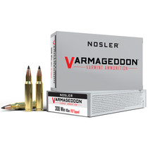 Nosler 40272 Varmageddon 308Win 110gr Flat Base Tipped 20 Per Box/10 Case