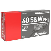Aguila 1E402110 40S&W 180gr Full Metal Jacket 50 Per Box/20 Case