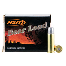HSM 45C7N20 Bear Load 45 Colt 325 gr Wide Flat Nose 20 Per Box/ 20 Case