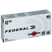 Federal RTP40180 Range & Target 40S&W 180gr Full Metal Jacket 50 Per Box/20 Case