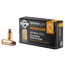 PPU PPD40 Defense 40S&W 180gr Jacketed Hollow Point 50 Per Box/10 Case