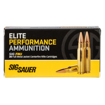 Sig Sauer E308B120 Elite Performance 308 Win 150 gr Full Metal Jacket 20 Per Box/ 25 Case
