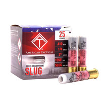 ATI ATIAC410R Shotshell 410Gauge 2.50" 1/2oz Slug Shot 25 Per Box/10 Case