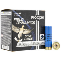 Fiocchi 16GT75 Field Dynamics Dove & Quail 16Gauge 2.75" 1oz 7.5Shot 25 Per Box/10 Case