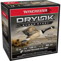 Winchester Ammo XSC123BBB Drylok Super Steel Magnum 12Gauge 3" 1 1/4oz BBBShot 25 Per Box/10 Case