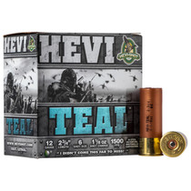 HEVI-Shot HS61226 HEVI-Teal 12Gauge 2.75" 1 1/8oz 6Shot 25 Per Box/10 Case