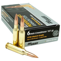 Sig Sauer E6MMCM220 Marksman Elite 6mm Creedmoor 107 gr Open Tip Match 20 Per Box/ 10 Case