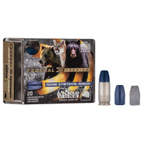 Federal P357SHC1 Premium 357Mag 180gr Solid Core Synthetic Flat Nose 20 Per Box/10 Case