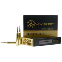 Weatherby R653156EH Select Plus 6.5-300WthbyMag 156gr Berger Extreme Outer Limits Elite 20 Per Box/10 Case