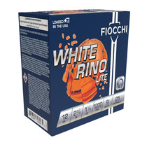 Fiocchi 12WRNL9 Exacta Target White Rino Lite 12Gauge 2.75" 1 1/8oz 9Shot 25 Per Box/10 Case