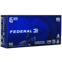 Federal S45SJT2 Syntech Defense 45ACP 205gr Segmented Jacketed Hollow Point 50 Per Box/10 Case