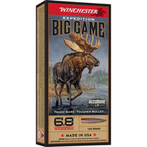 Winchester Ammo S68WLR Expedition Big Game Long Range 6.8Western 165gr Nosler AccuBond Long Range 20 Per Box/10 Case