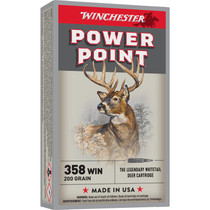 Winchester Ammo X3582 Power-Point 358Win 200gr 20 Per Box/10 Case