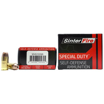 SinterFire Inc SF45155SD Special Duty (SD) 45ACP 155gr Lead Free Frangible Hollow Point 20 Per Box/10 Case