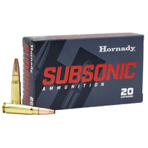 Hornady 80787 Subsonic Rifle 7.62x39mm 255gr Sub X 20 Per Box/10 Case