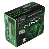 Liberty Ammunition LAOW10MM702150 OverWatch 10mmAuto 70gr Open Cavity Design 20 Per Box/50 Case