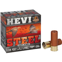 HEVI-Shot HS61227 Upland 12Gauge 2.75" 1oz 7Shot 25 Per Box/10 Case