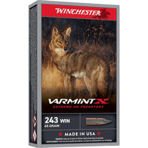Winchester Ammo X243PXP Varmint X 243Win 65gr Extreme Point 20 Per Box/10 Case