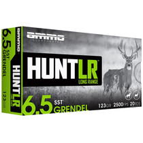 Ammo Inc 65GR123SSTA20 Hunt Long Range 6.5Grendel 123gr Super Shock Tip 20 Per Box/10 Case