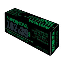 Supernova PMSN762G Green Tracer 7.62mm 110 gr Full Metal Jacket 20 Per Box/ 50 Cs