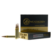 Weatherby B338185TTSX Select Plus 338WBY RPM 185gr TTSX Boat Tail 20 Per Box/10 Case