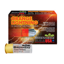 Brenneke SL122OL Orange Lightning 12Gauge 2.75" 1oz Slug Shot 5 Per Box/50 Case