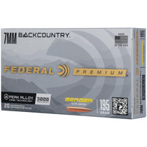 Federal P7BCEH1 BackCountry 7mm BC 195gr 20 Per Box/10 Case