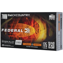 Federal F7BCTFS2 BackCountry 7mm BC 175gr Tipped Fusion 20 Per Box/10 Case