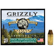 Grizzly Ammo GC38A1 380ACP+P 90gr Jacketed Hollow Point 20 Per Box/10 Case