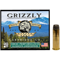 Grizzly Ammo GC41M4 41Mag 250gr Wide Flat Nose Gas Check 20 Per Box/10 Case