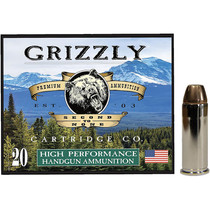 Grizzly Ammo GC44SP5 44Special 240gr Jacketed Hollow Point 20 Per Box/10 Case