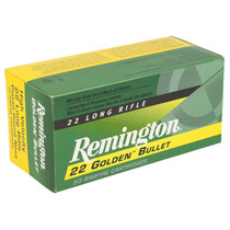 Remington Ammunition R21006 Golden Bullet 22LR 40gr Round Nose 50 Per Box/10 Case