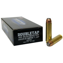 DoubleTap Ammunition 450B300SP 450Bushmaster 300gr Jacketed Soft Point 20 Per Box/25 Case