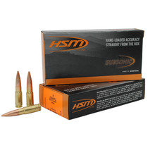 HSM 338ARC1N Subsonic 338ARC 300gr Hollow Point Boat Tail 20 Per Box/25 Case