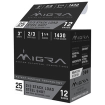 Migra Ammunitions M12SS23 Staxd 12Gauge 3" 1 1/4oz 2/3Shot 25 Per Box/10 Case