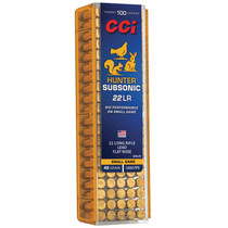 CCI 2R40LFN Subsonic 22LR 40gr Lead Flat Nose 100 Per Box/50 Case