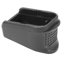 Pachmayr 03880 Grip Extender Extended 2rd Compatible w/Glock 26/27/33/39, Black Polymer 2 Per Pack