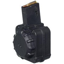 ProMag DRMA8 Standard 65rd Drum 5.56x45mm Fits AR-15 Black DuPont Zytel Polymer