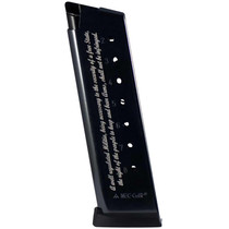 Mec-Gar MGCG45082A 1911 Government 8rd 45 ACP, Blued w/2nd Amendment Engraving Carbon Steel