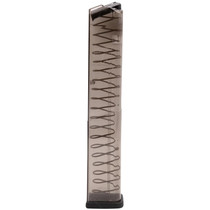ETS Group GLK2030 Pistol Mags 30rd Extended 10mm Auto Compatible w/Glock 20/29/40 Clear Polymer