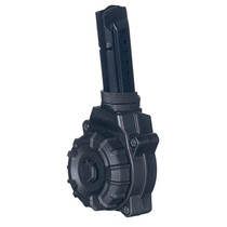 ProMag DRMA27 Standard 30rd Drum 9mm Luger Compatible w/ Glock 17/19 Black DuPont Zytel Polymer